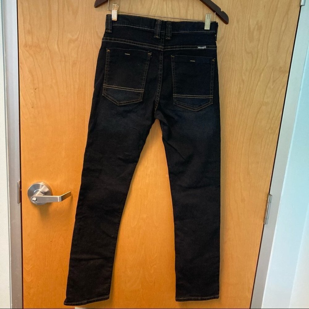 WRANGLER Sz 16 Reg Straight Slim Leg Jeans - Picture 4 of 8
